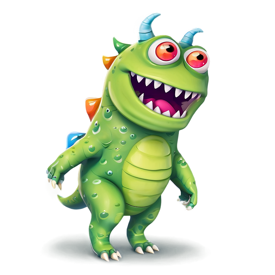 Flying Cute Monster Png 06272024