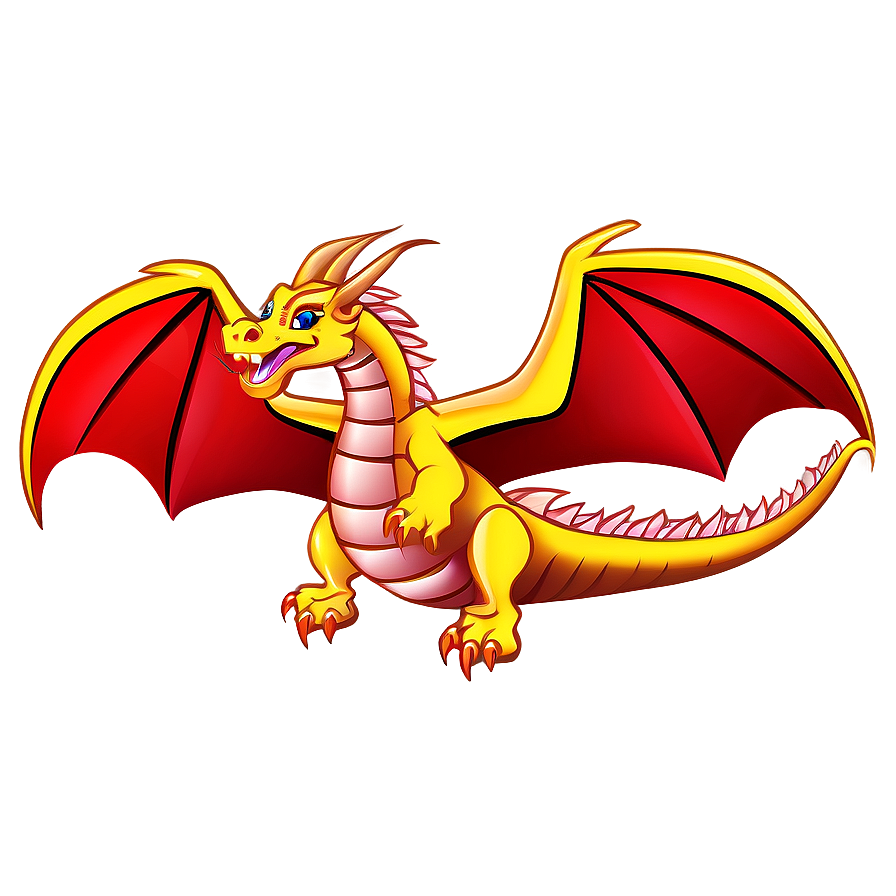 Flying Dragon Outline Clipart Png Vgc