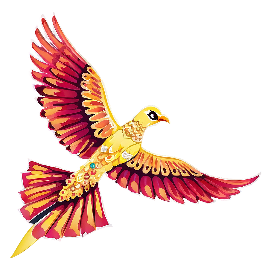 Flying Phoenix Bird PNG 05062024 PNG with transparent background