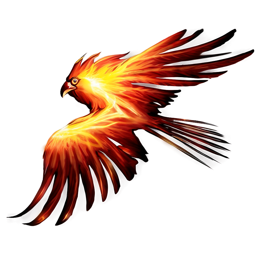 Flying Phoenix Bird PNG eax PNG with transparent background