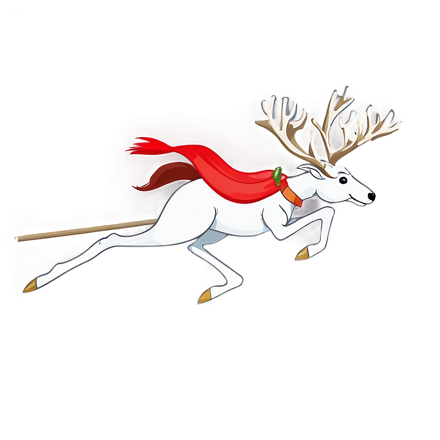 Flying Reindeer Png Sws