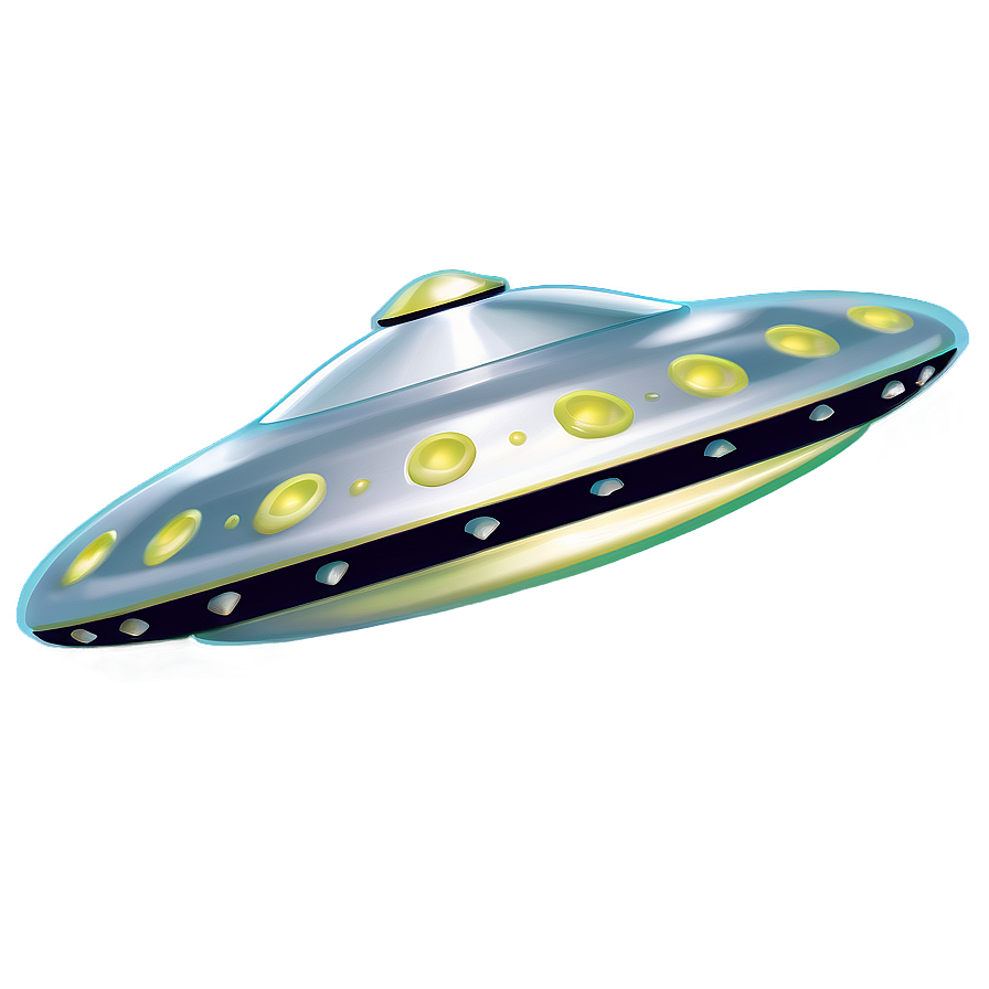 Flying Saucer Illustration Png 06202024