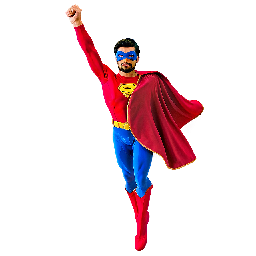 Flying Superhero PNG ldt78 PNG with transparent background