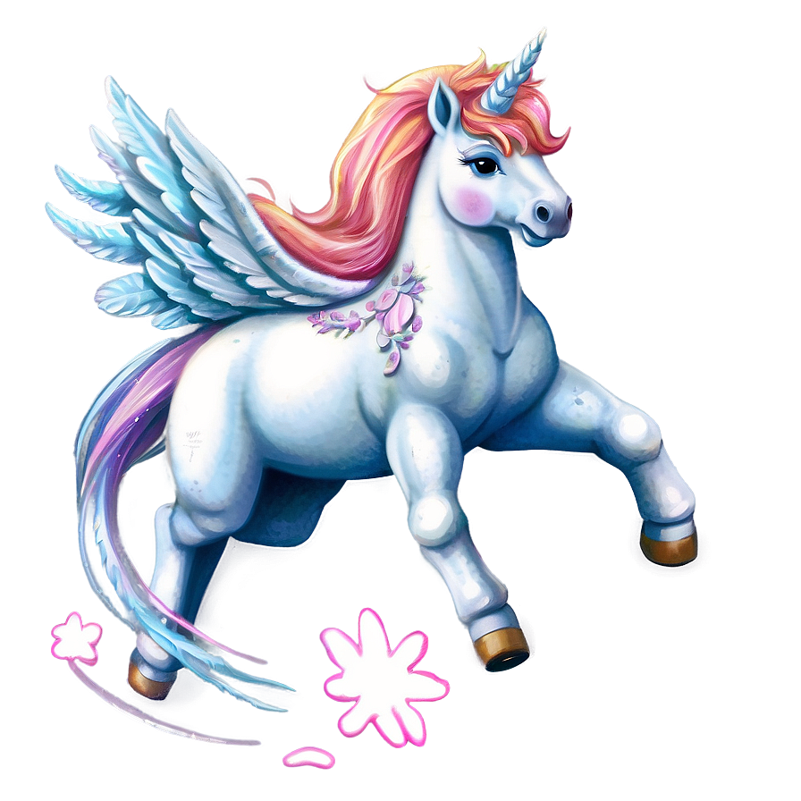 Flying Unicorn Png Hnn