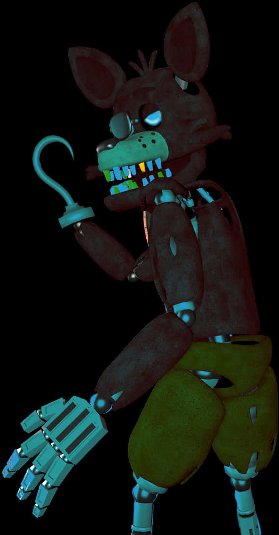 Fnaf_ Foxy_ Character_ Render