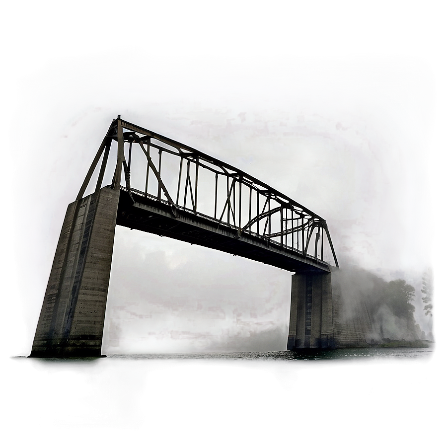 Foggy Bridge Png 05042024