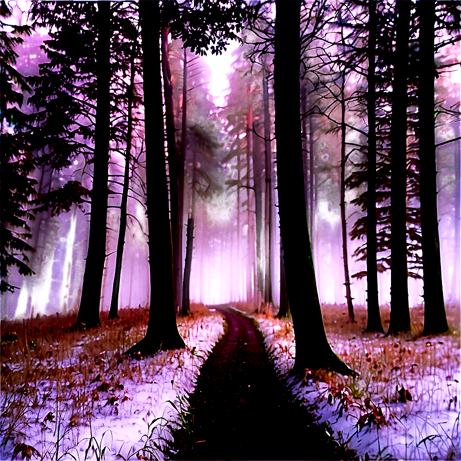 Foggy Forest Path PNG 66 PNG with transparent background