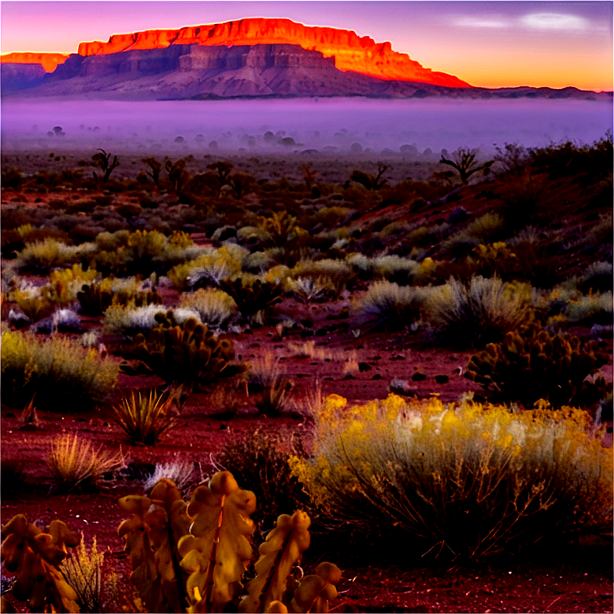 Foggy Mesa Morning Png 06252024