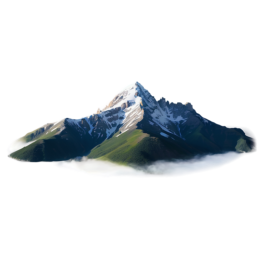 Foggy Mountain Top PNG 17 PNG with transparent background