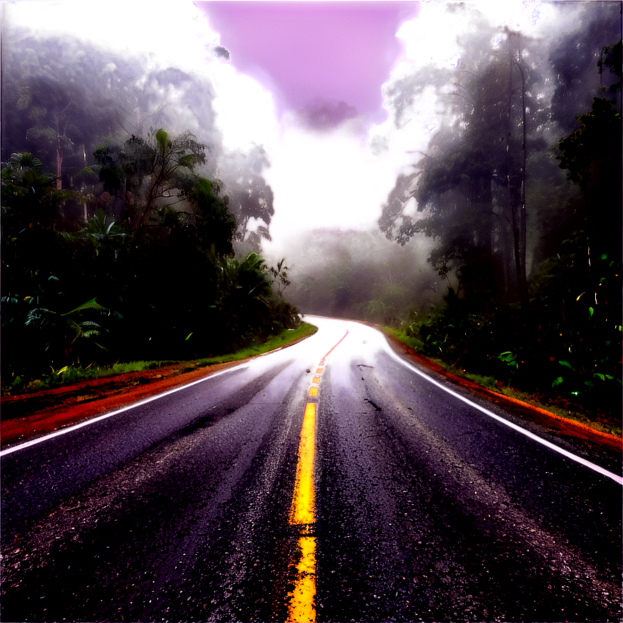 Foggy Road PNG dtr96 PNG with transparent background