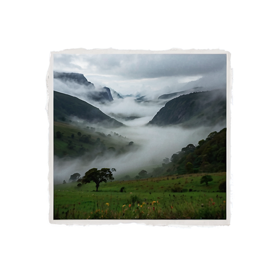 Foggy Valley PNG xxb PNG image with a transparent background, free high-resolution download