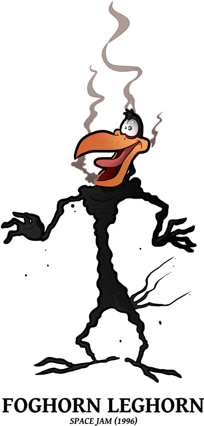 Foghorn Leghorn Space Jam Character PNG with transparent background