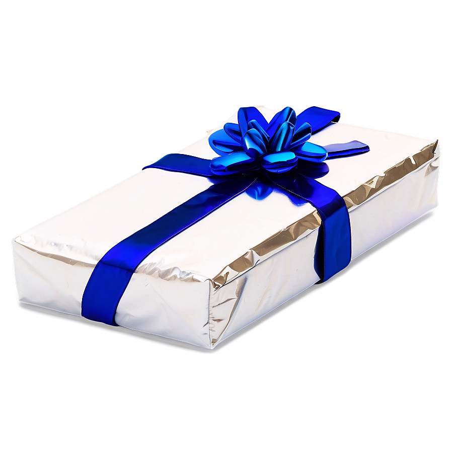 Foil Wrapped Gift Png 06252024