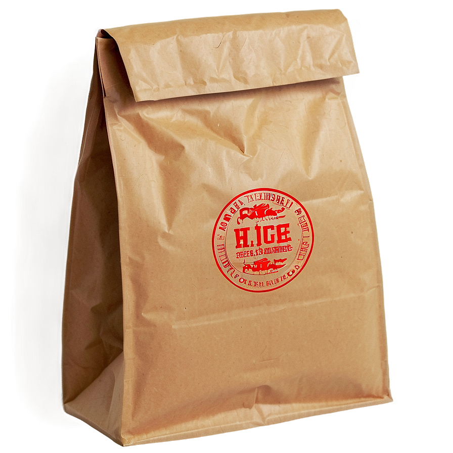 Folded Brown Bag Png 51