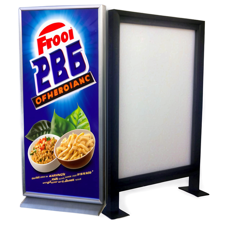 Food Advertisement Billboard Png Gre