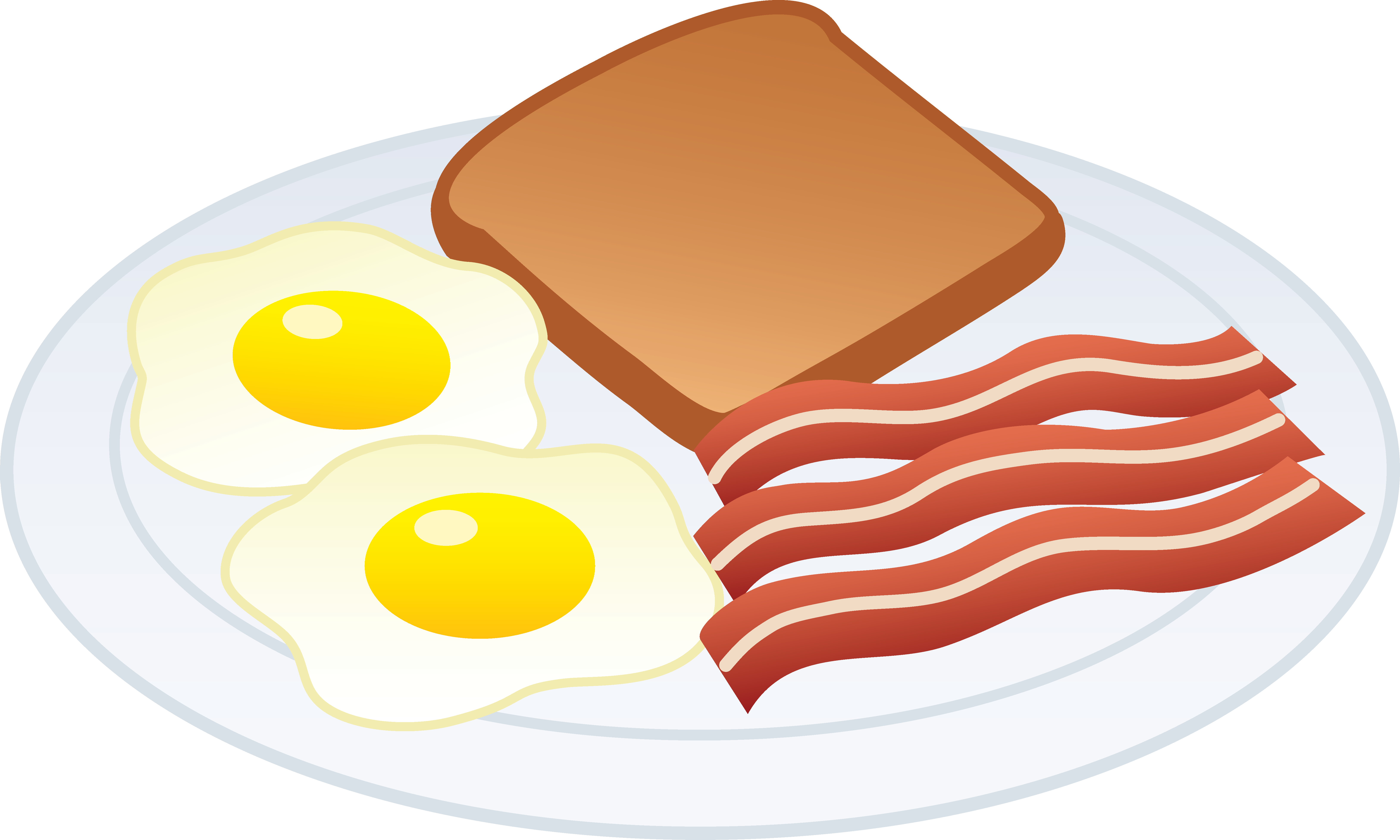 Food Clipart Bacon - Bacon And Eggs Clipart, HD Png Download PNG with transparent background