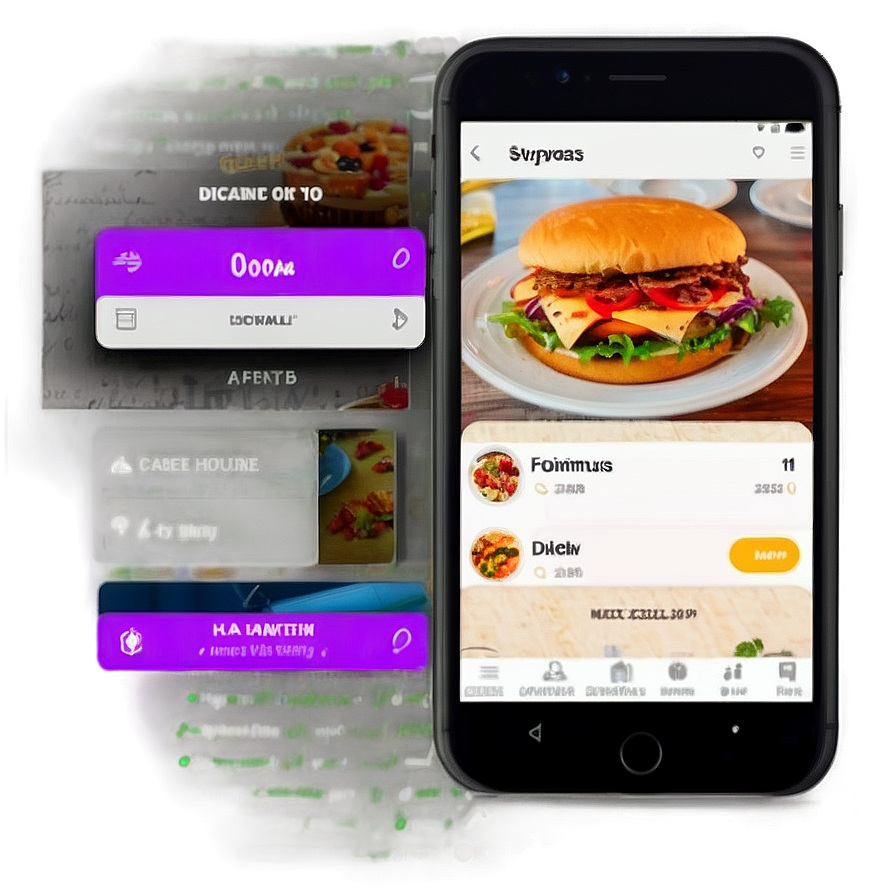 Food Delivery App Menu Png Ljg98