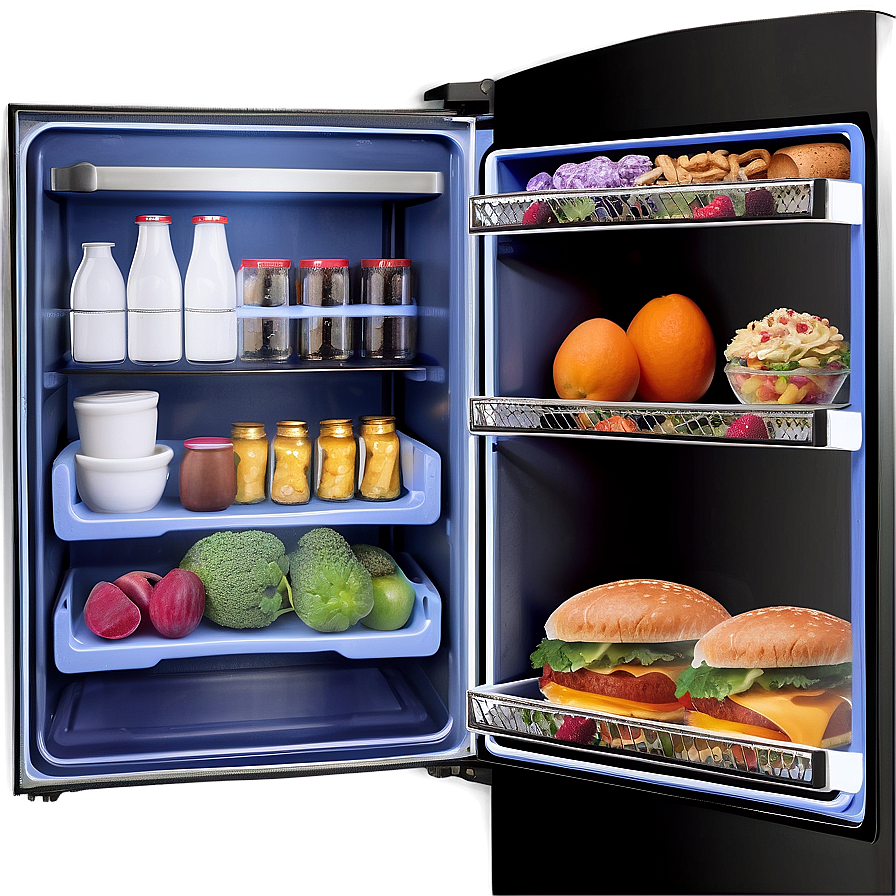 Food Showcase Fridge Png 05252024