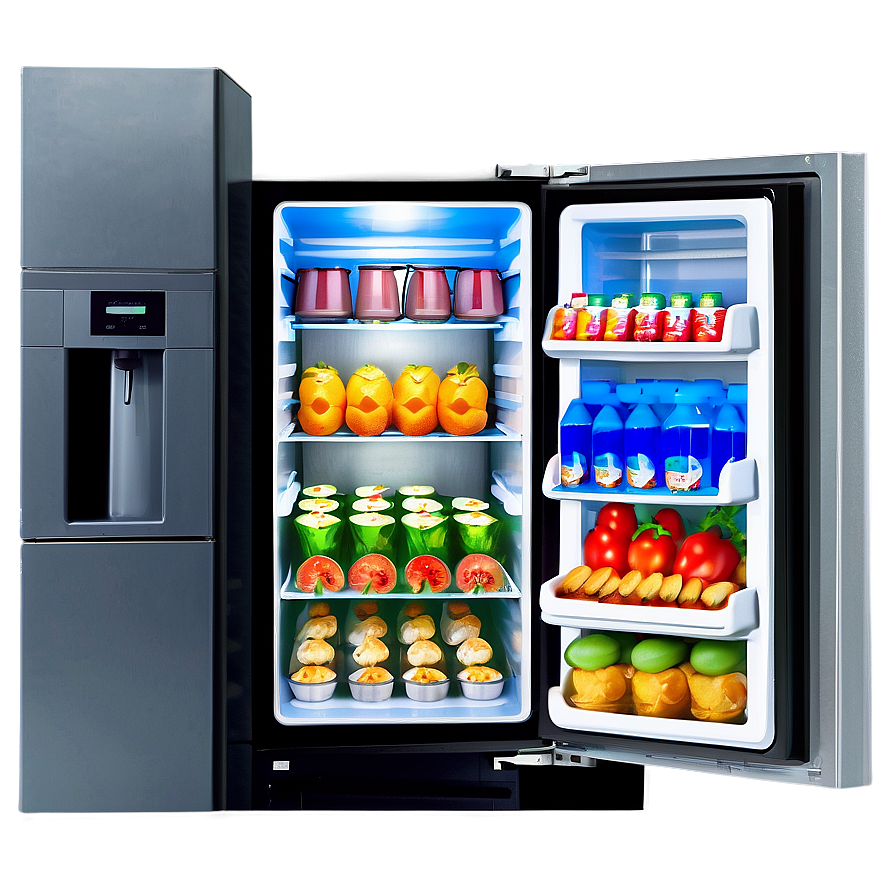 Food Showcase Fridge Png Nub1