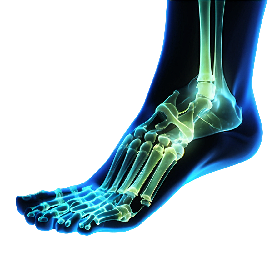 Foot Bones X-ray PNG 2 PNG with transparent background