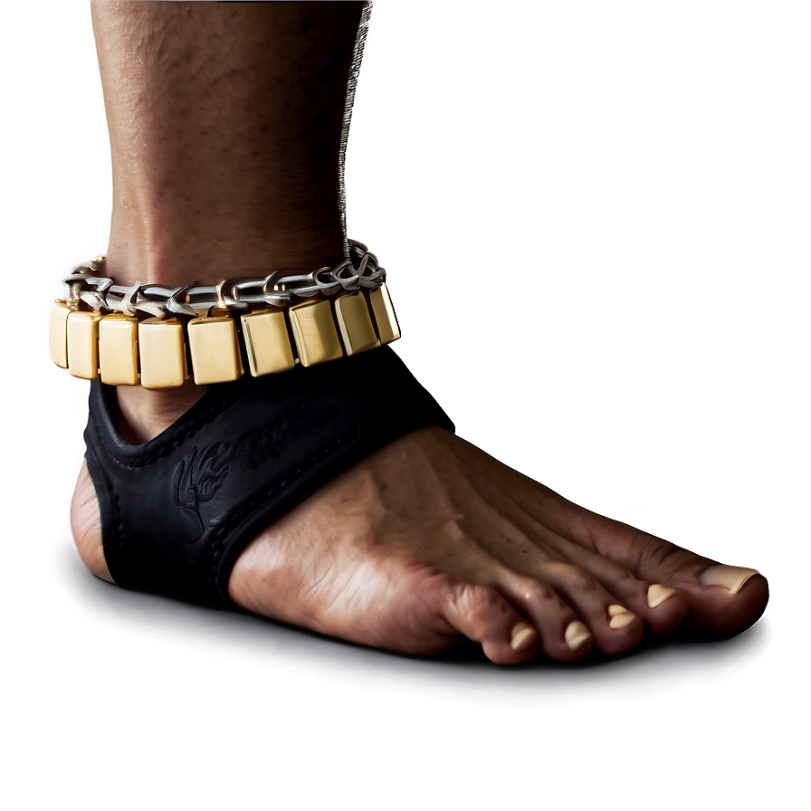 Foot with Ankle Bracelet PNG whf39 PNG with transparent background
