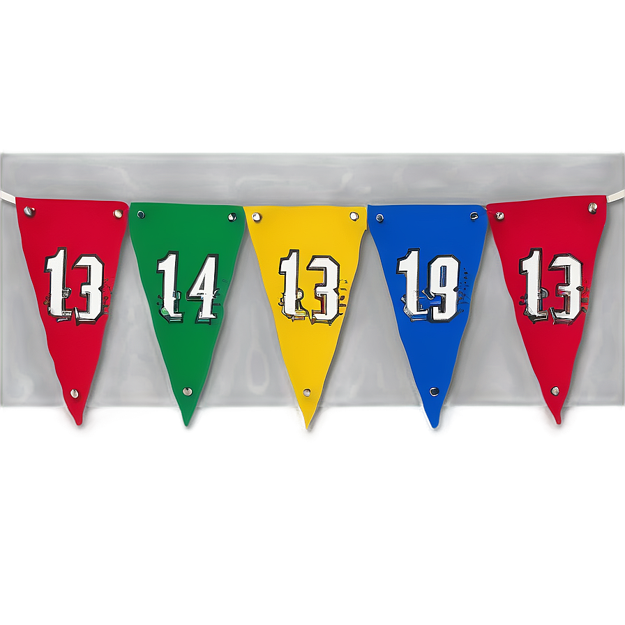 Football Fan Birthday Banner Png Rtx82