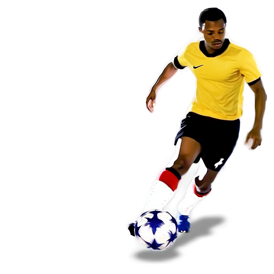 Football Player Dribbling Png 05252024