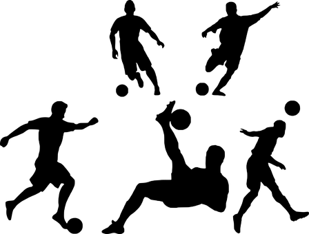 Football Strategy Blackboard Drawing PNG with transparent background