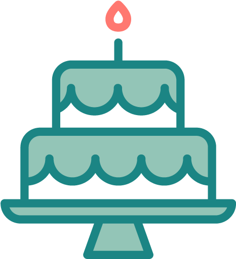 For Goodness Cakes - Cake Teal Birthday Clip Art, HD Png Download PNG with transparent background