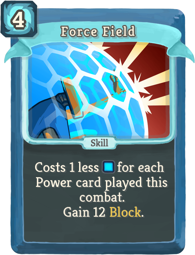 Force Field Card Illustration