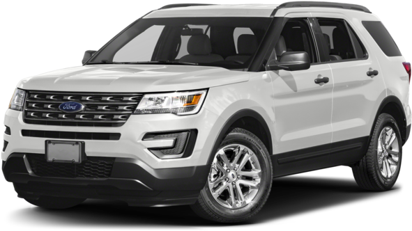 Ford Explorer S U V White Side View