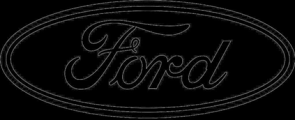 Ford Logo Blackand White