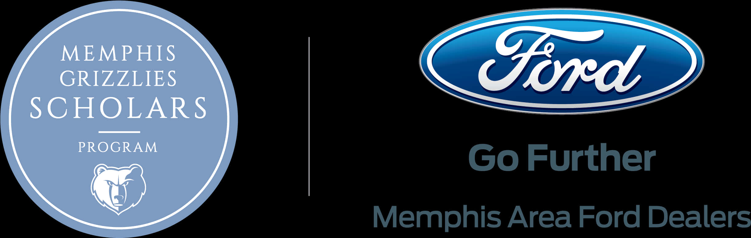 Ford Logo Memphis Grizzlies Scholars Program Banner