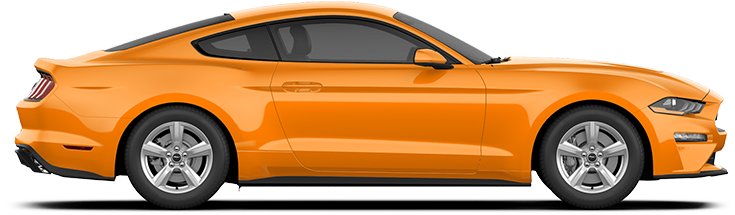 Ford Mustang 2019 Side View, HD Png Download PNG with transparent background