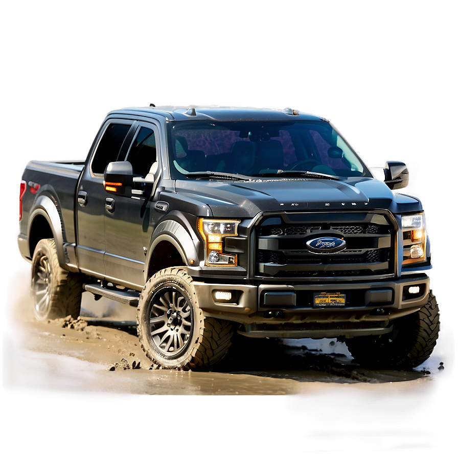 Ford Truck Performance In Mud Png 06252024