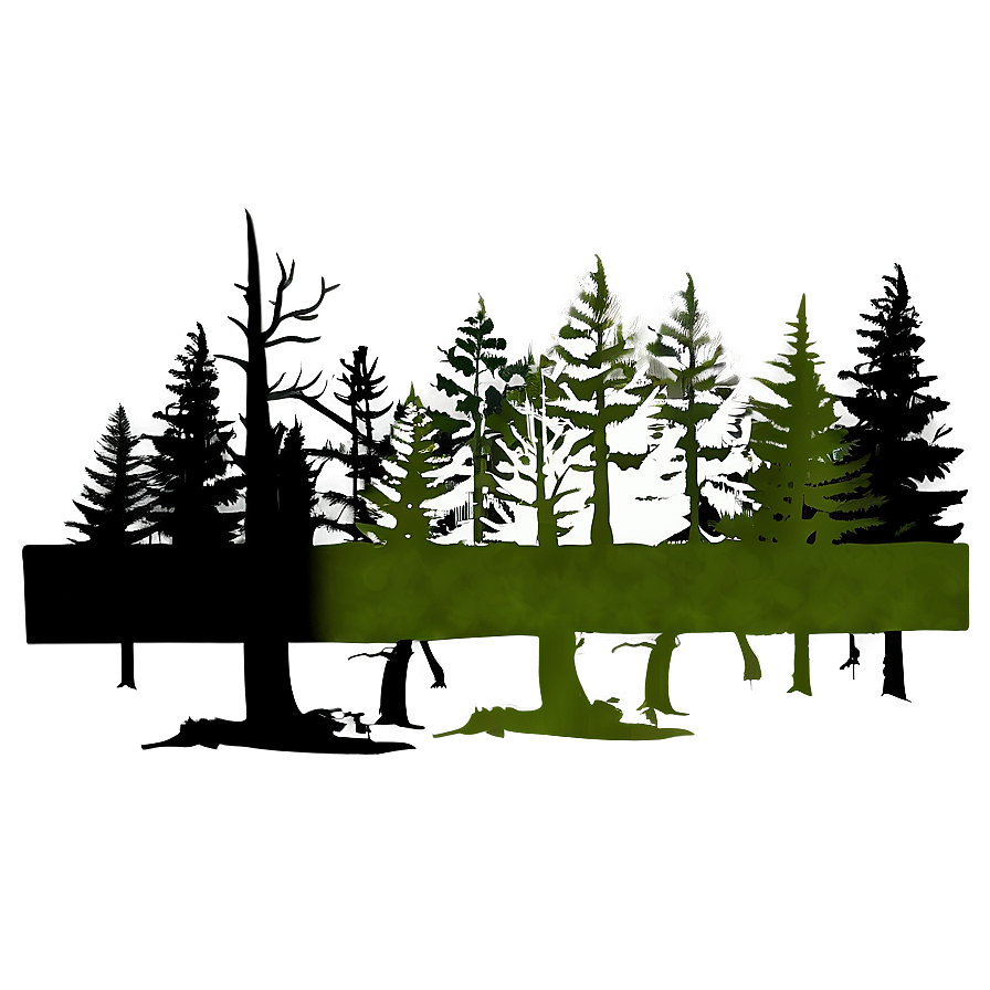 Forest Background Silhouette Png 06262024