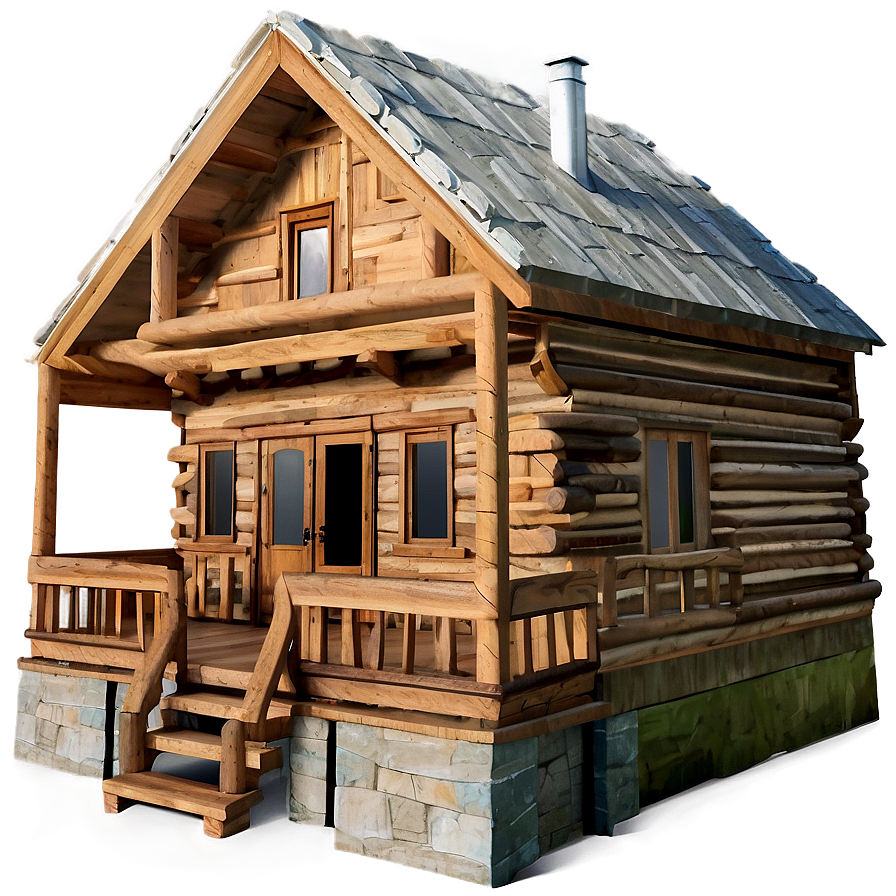 Forest Cabin Retreat PNG 27 PNG image with a transparent background, free high-resolution download