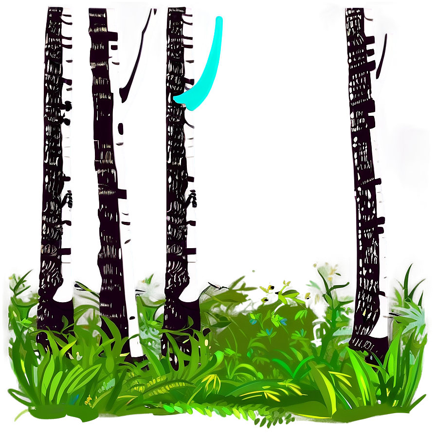 Forest Clearing Clipart Png 06262024