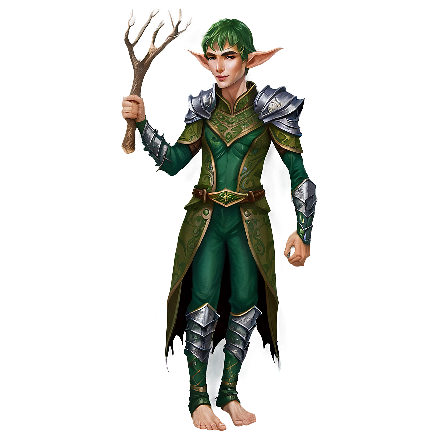 Forest Elf Illustration Png 63