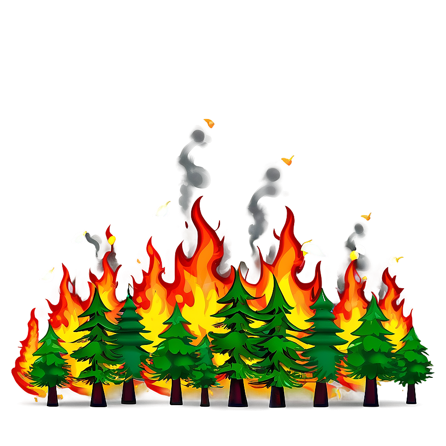 Forest Fire Clipart Png 33