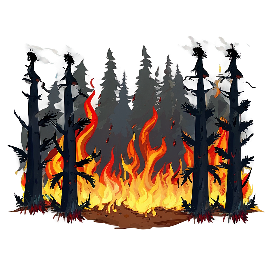 Forest Fire Clipart Png 96