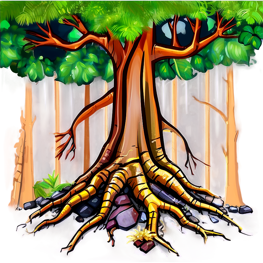 Forest Floor Roots Scene Png Mjj