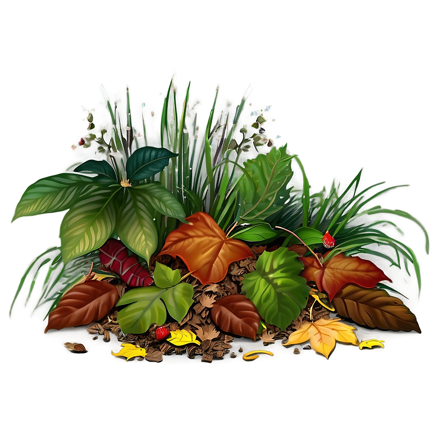 Forest Floor With Fallen Leaves Png Yma4