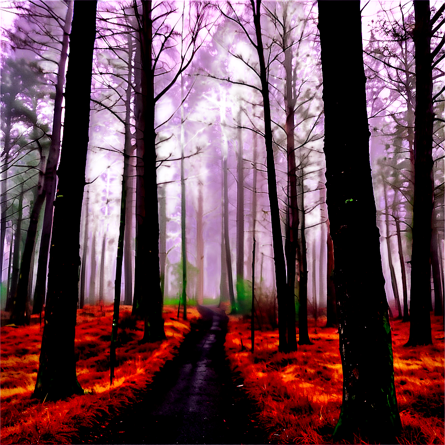 Forest Foggy Morning Clipart Png Ccx