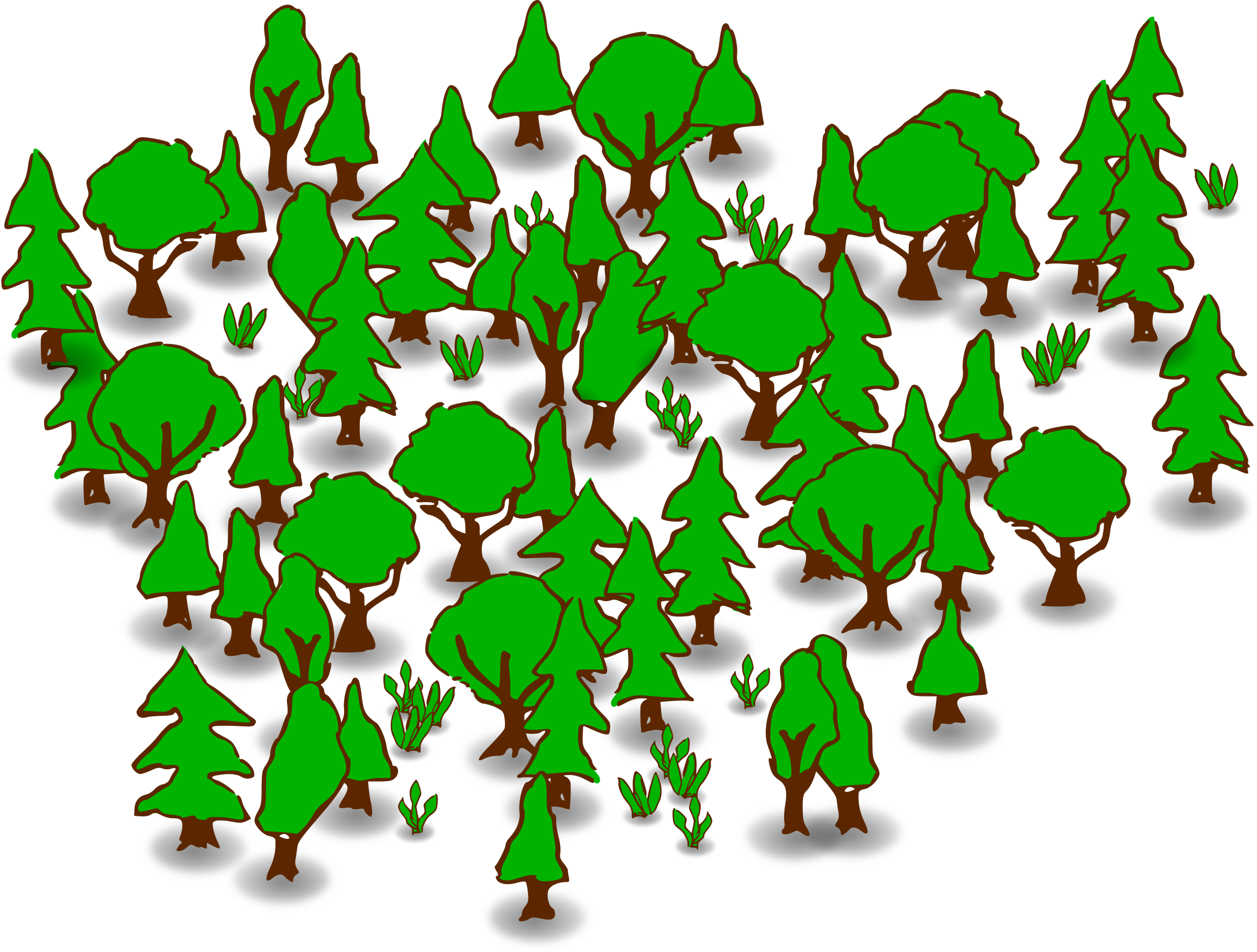 Nature Clipart Dark Forest Free - Biology Population, HD Png Download PNG with transparent background