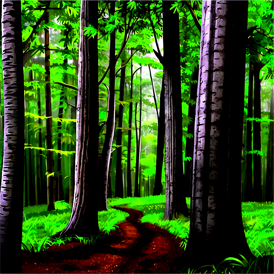 Forest Landscape PNG oai32 PNG with transparent background