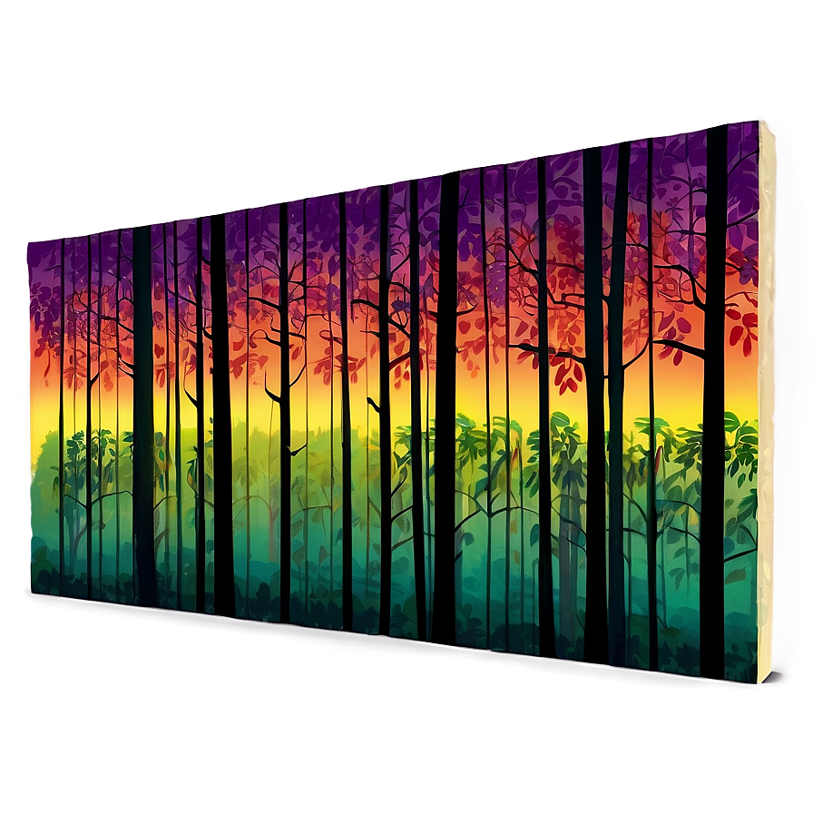 Forest Sunrise Glow Png 45