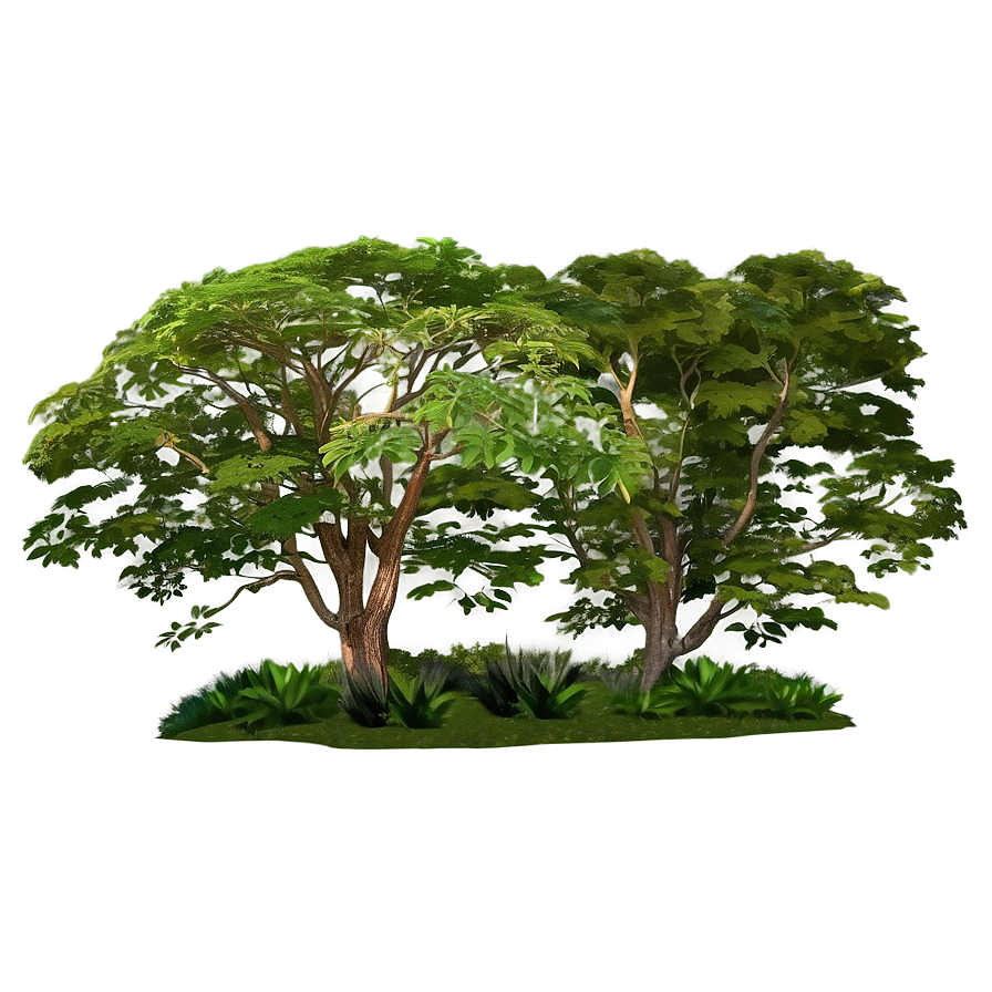 Forest Tree Top Panorama Png Tye