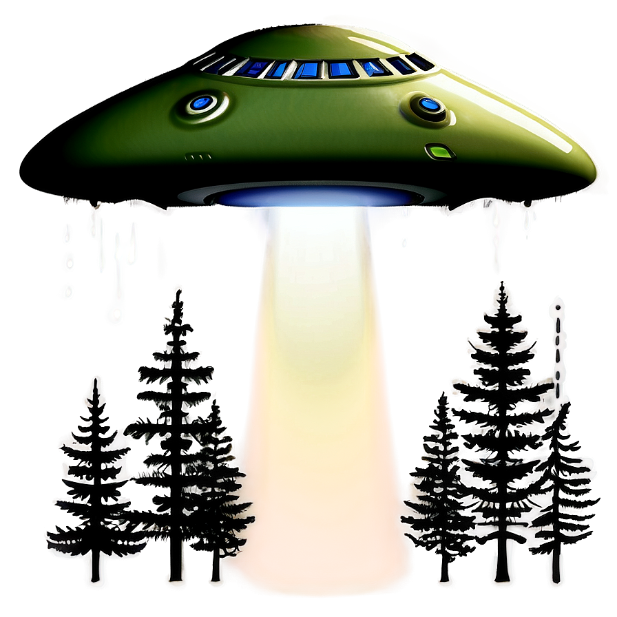 Forest Ufo Png 05042024