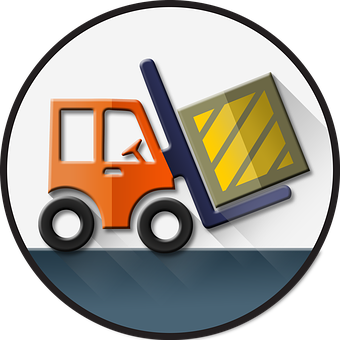 Forklift Icon PNG with transparent background